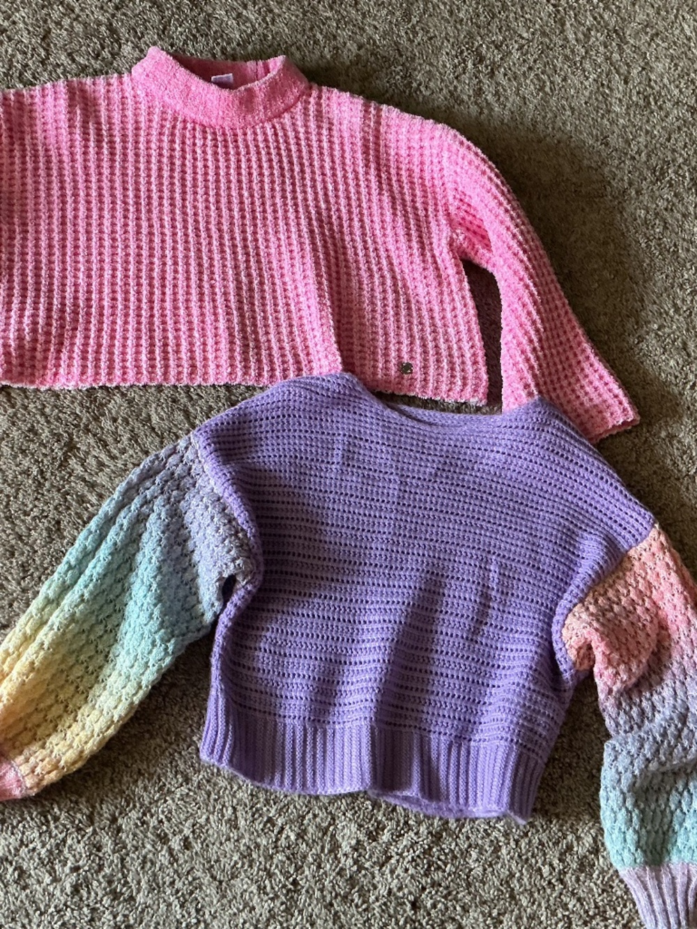 Lot of 2 Sweaters Girls Size 7/8 Used